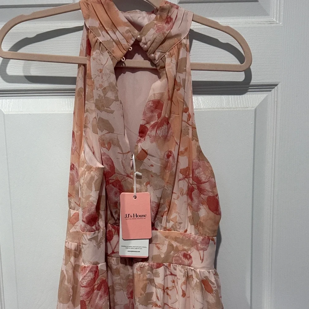 JJs House Blush Floral Midi Dress - Picture 5 of 5